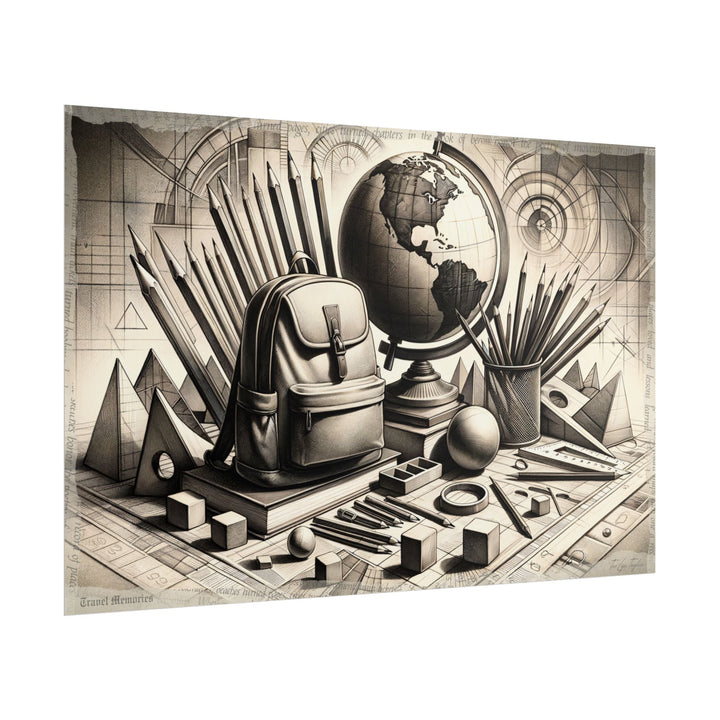 "Geometry Blossoms Wisdom" - Art Print by Teo Teglia Art