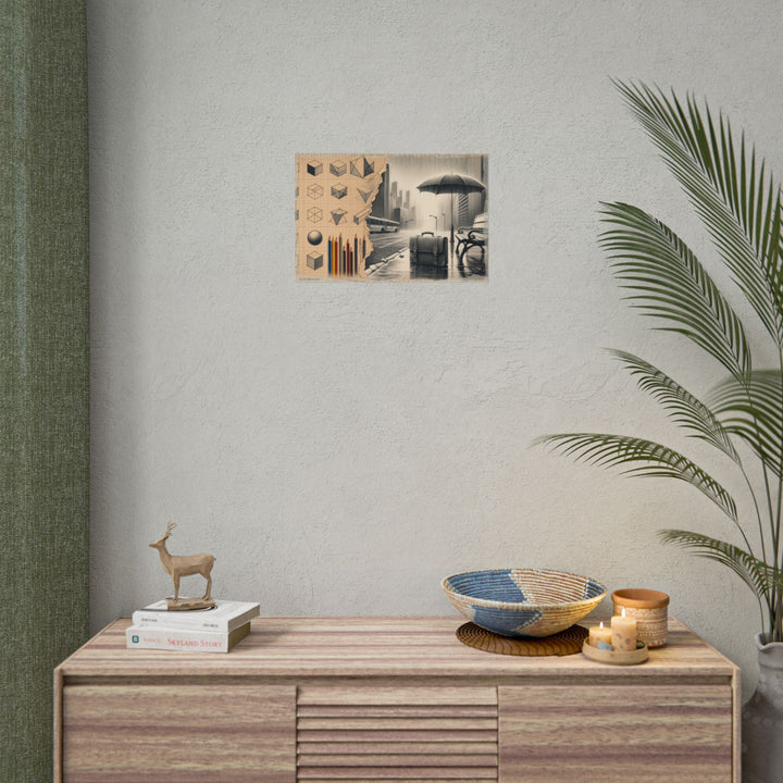 Geometry Melting Into Reality - Art Print by Teo Teglia Art