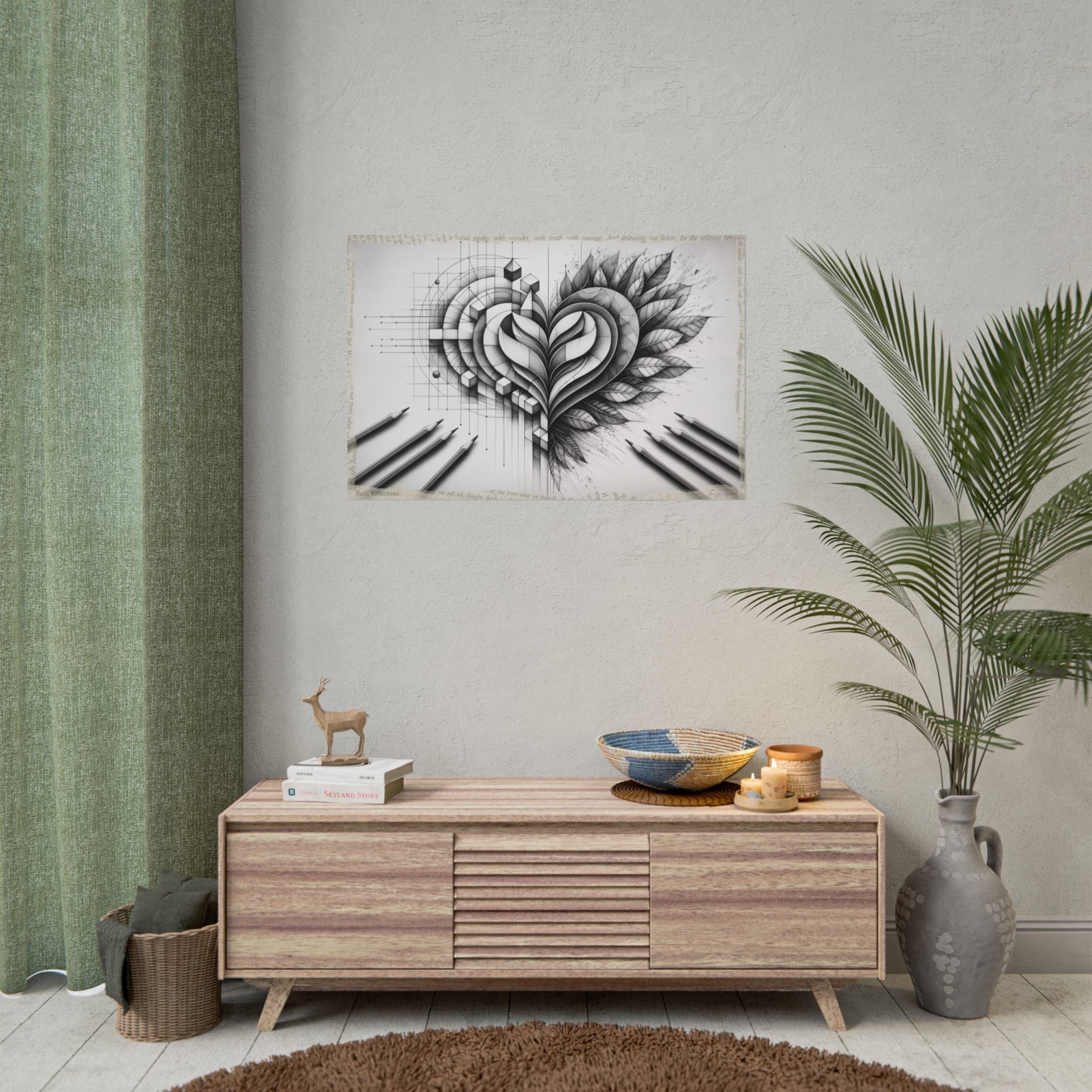 "Geometry of Graceful Gratitude" - Art Print by Teo Teglia Art