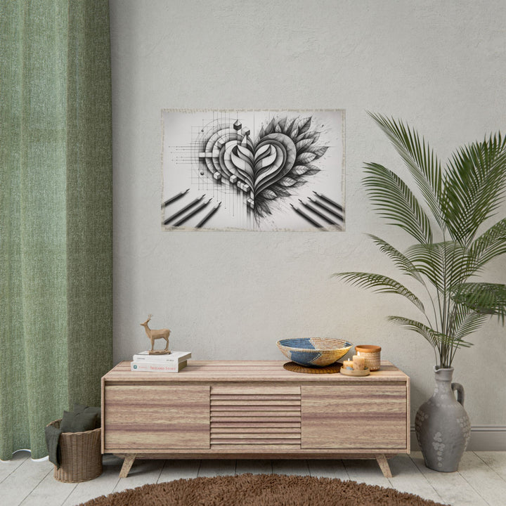 "Geometry of Graceful Gratitude" - Art Print by Teo Teglia Art