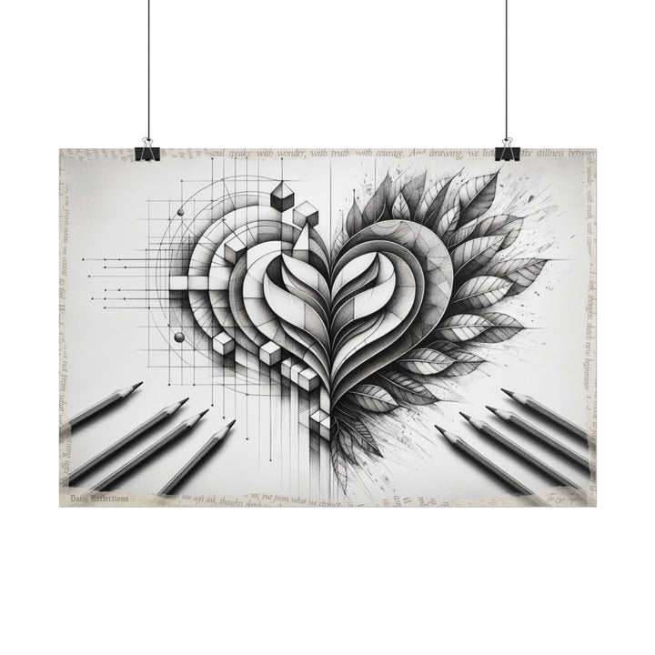 "Geometry of Graceful Gratitude" - Art Print by Teo Teglia Art