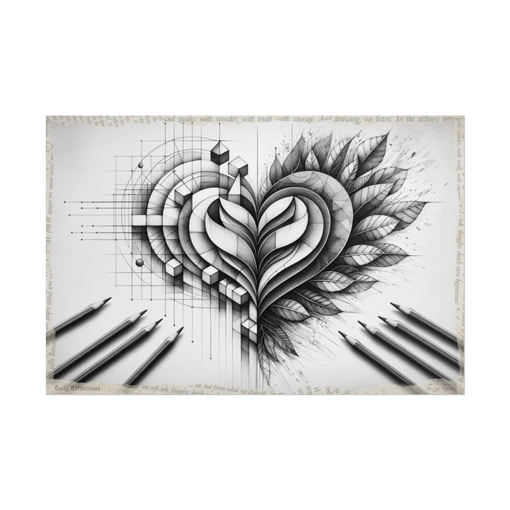 "Geometry of Graceful Gratitude" - Art Print by Teo Teglia Art