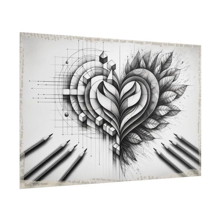 "Geometry of Graceful Gratitude" - Art Print by Teo Teglia Art