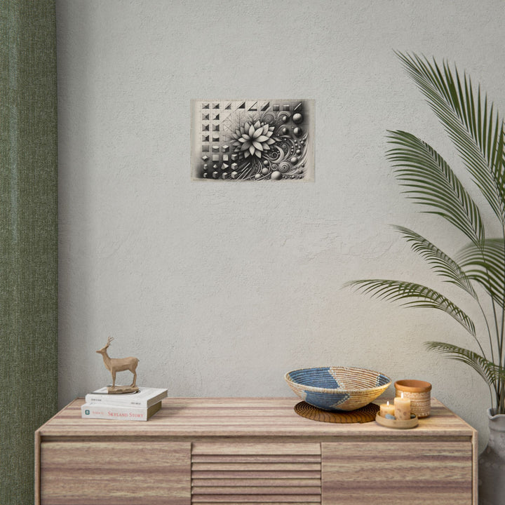 Harmony in Numeric Blooms - Art Print by Teo Teglia Art
