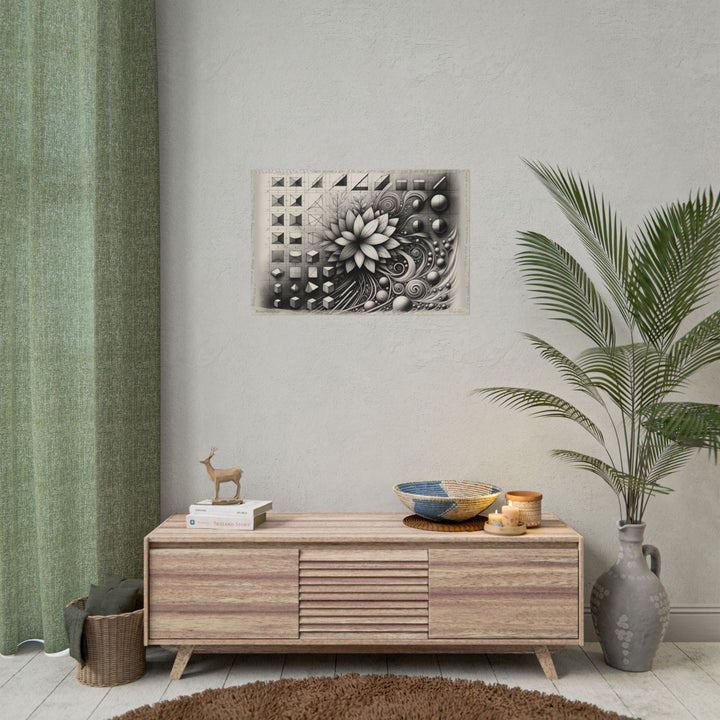 Harmony in Numeric Blooms - Art Print by Teo Teglia Art
