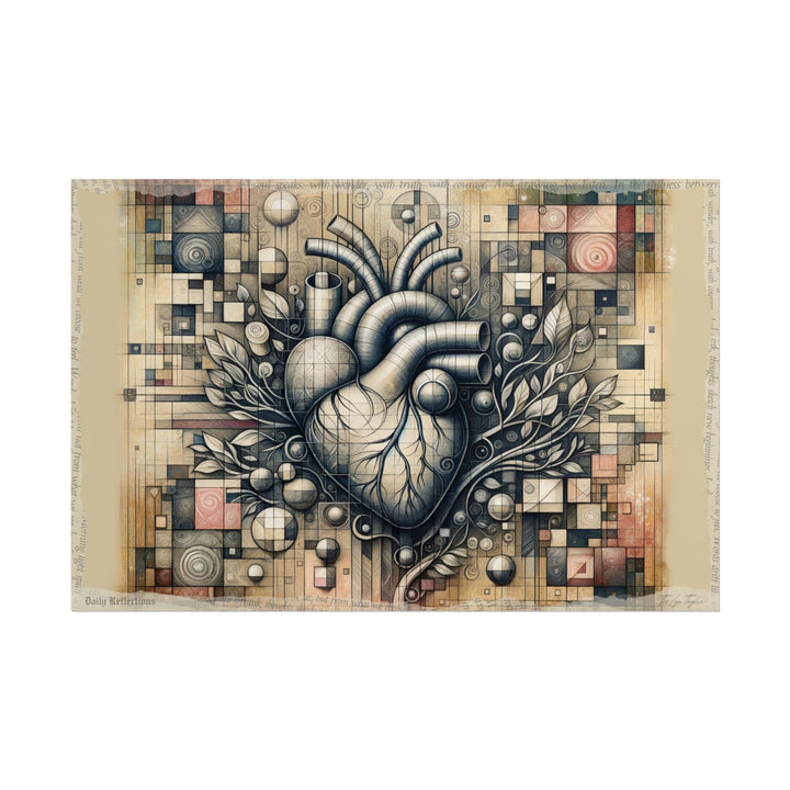 ✏️ Heart Vines: Serenity Sketched - Art Print by Teo Teglia Art