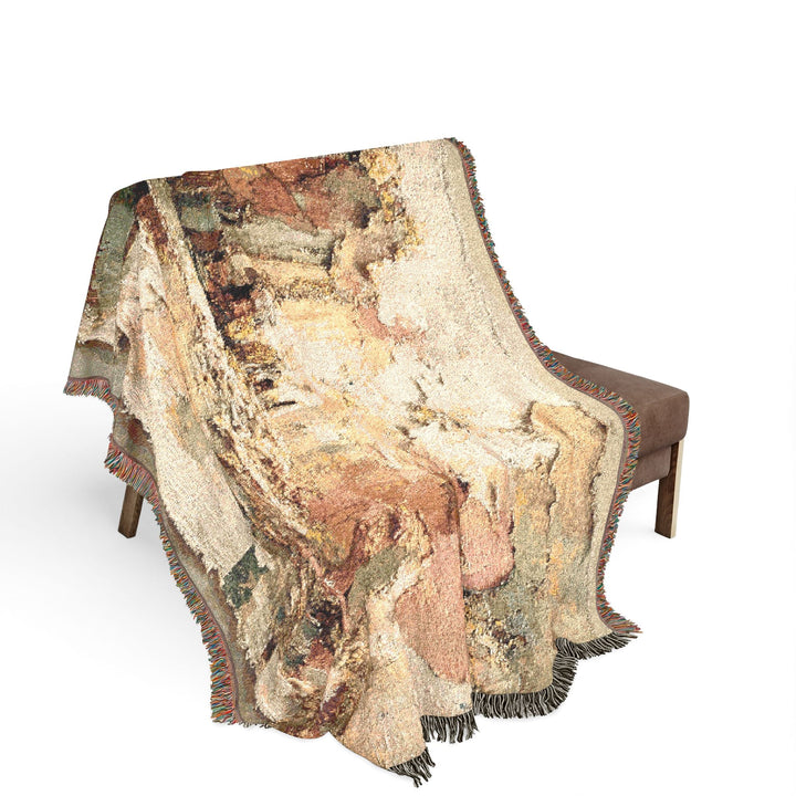Home Is Not a Place — Woven Throw Blanket by Teo Teglia