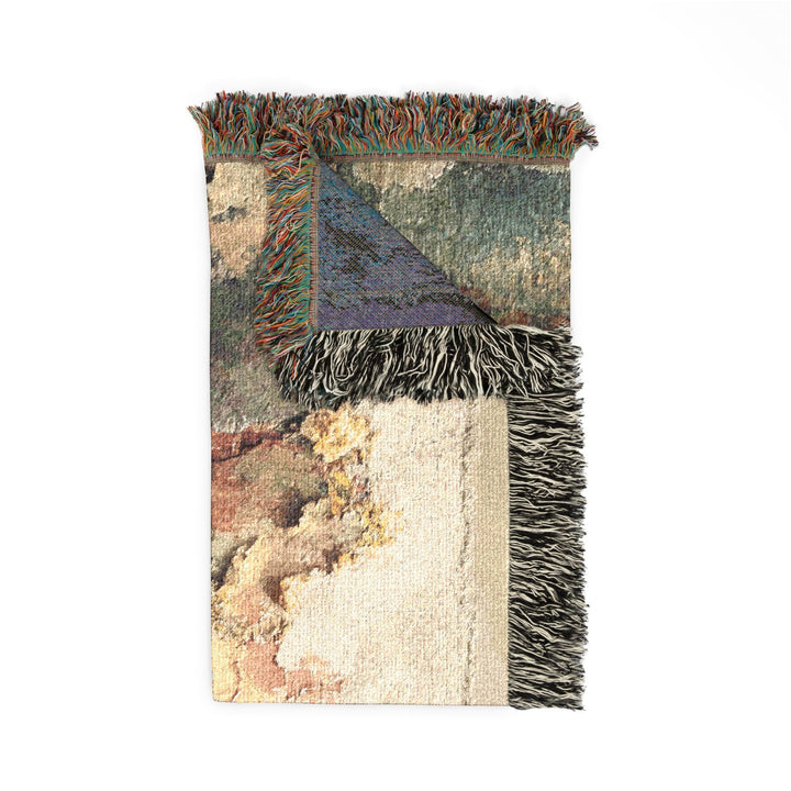Home Is Not a Place — Woven Throw Blanket by Teo Teglia