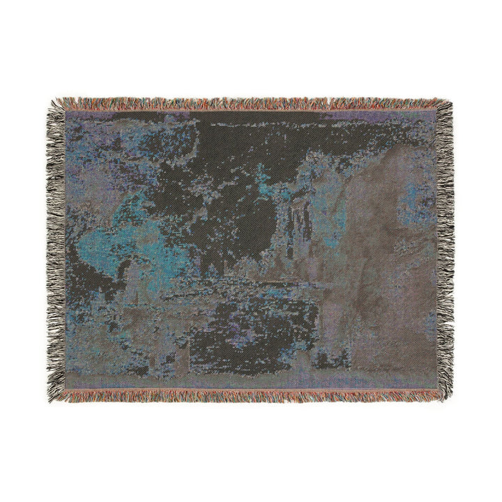 Home Is Not a Place — Woven Throw Blanket by Teo Teglia