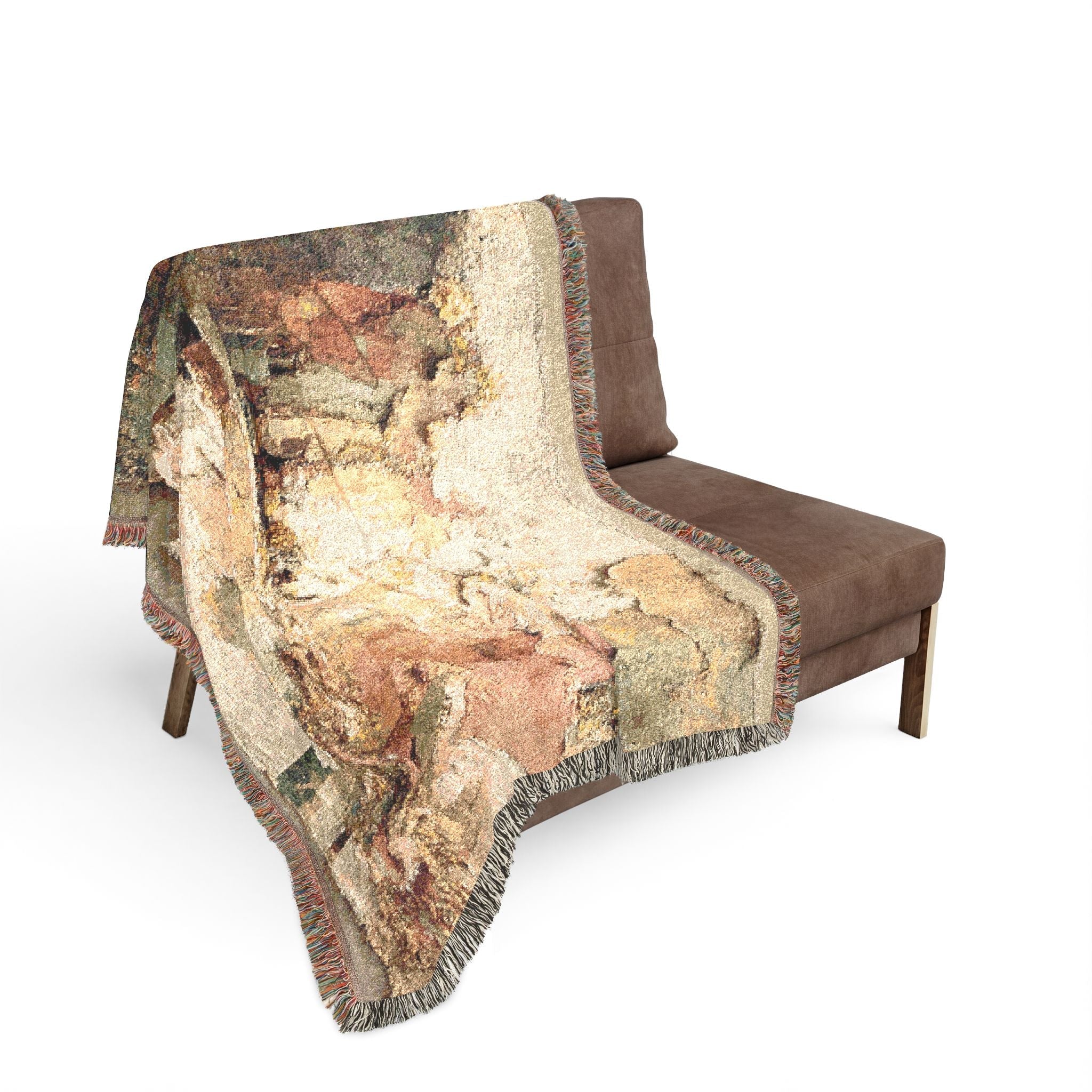 Home Is Not a Place — Woven Throw Blanket by Teo Teglia