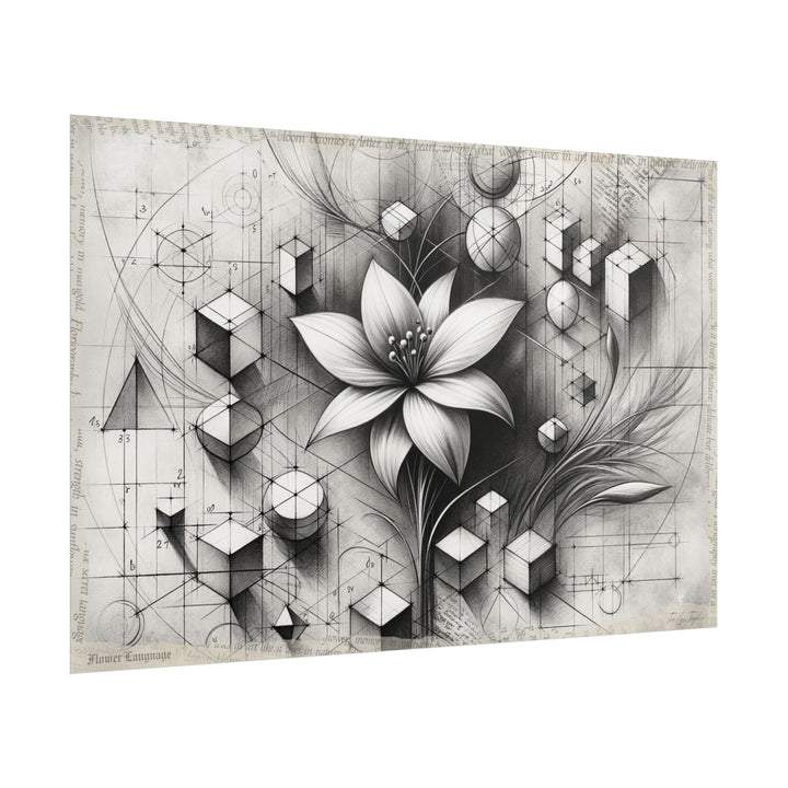 Hope Blooms from Geometry - Art Print by Teo Teglia Art