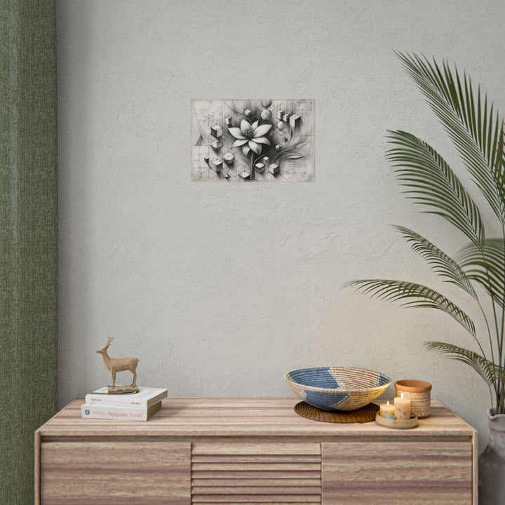 Hope Blooms from Geometry - Art Print by Teo Teglia Art
