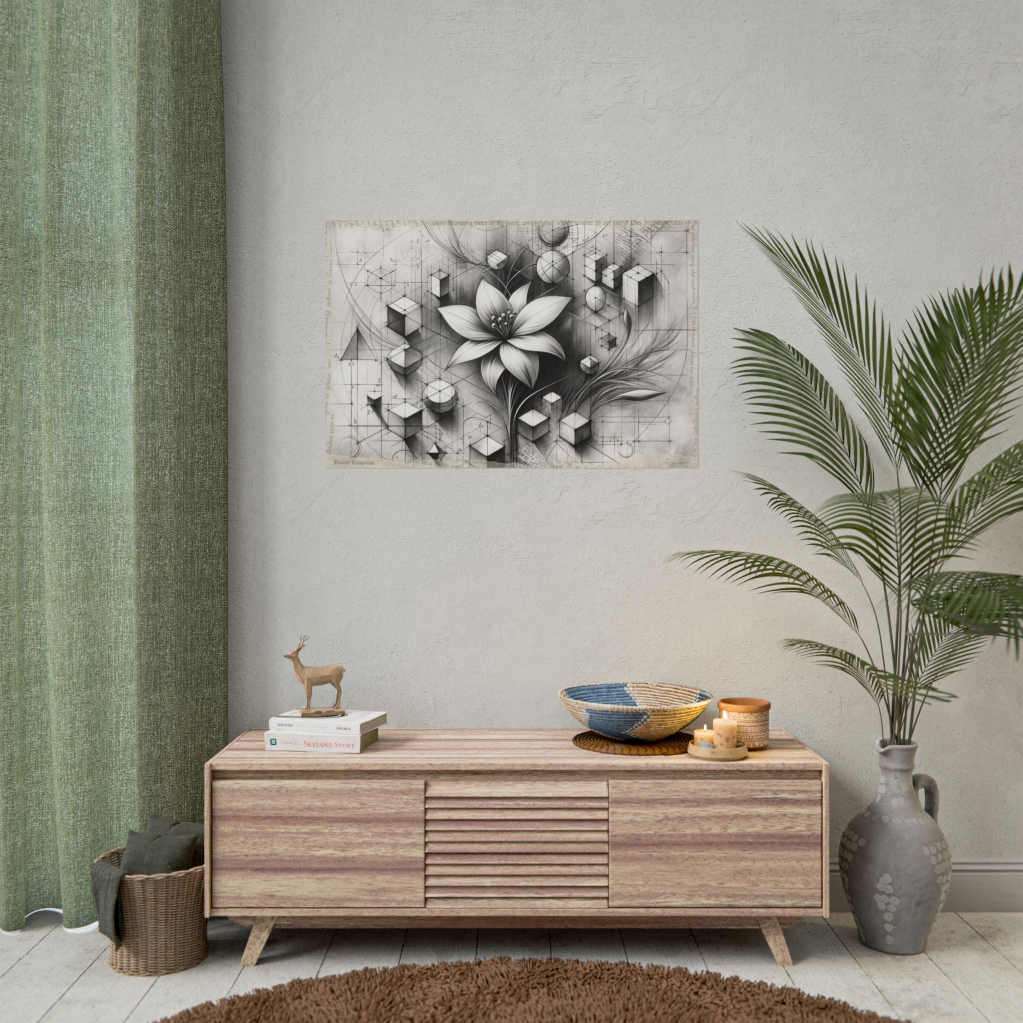 Hope Blooms from Geometry - Art Print by Teo Teglia Art