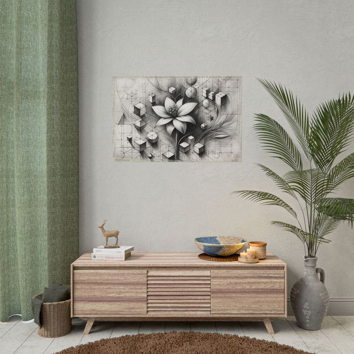 Hope Blooms from Geometry - Art Print by Teo Teglia Art