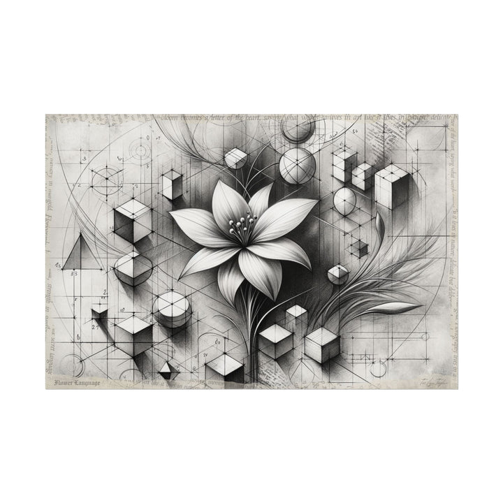 Hope Blooms from Geometry - Art Print by Teo Teglia Art