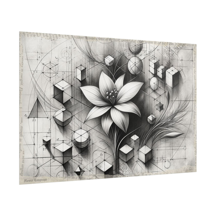 Hope Blooms from Geometry - Art Print by Teo Teglia Art