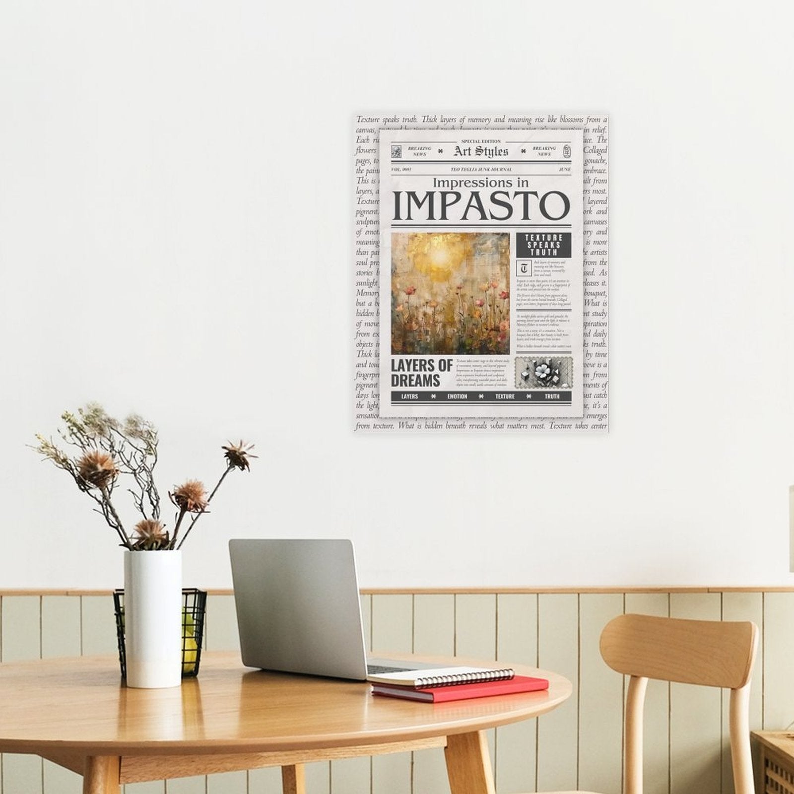 Impressions in Impasto - Art Styles Canvas by Teo Teglia Art