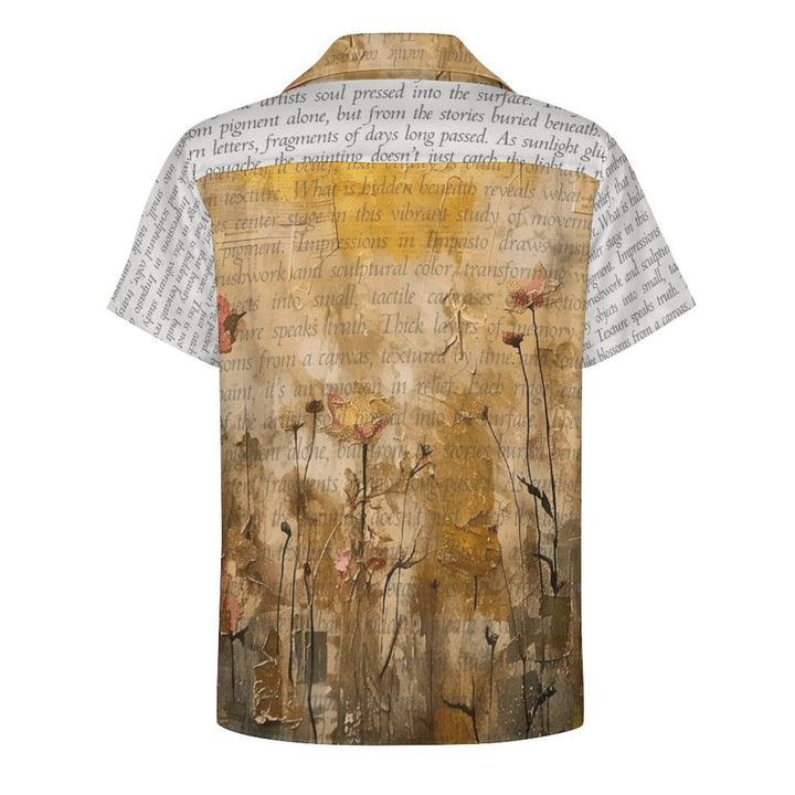 Impressions in Impasto - Cuban Collar Shirt by Teo Teglia Art