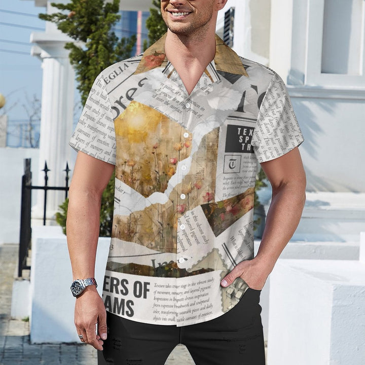 Impressions in Impasto - Cuban Collar Shirt by Teo Teglia Art