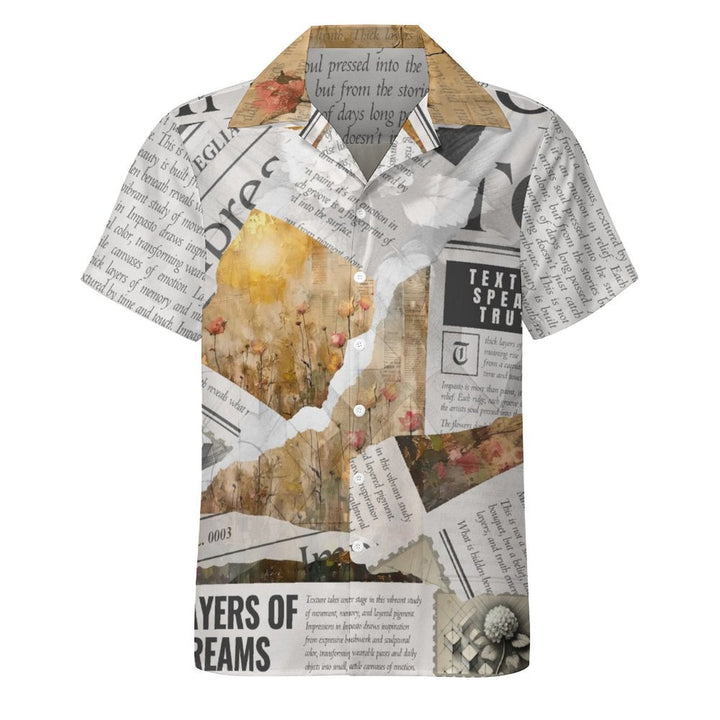 Impressions in Impasto - Cuban Collar Shirt by Teo Teglia Art