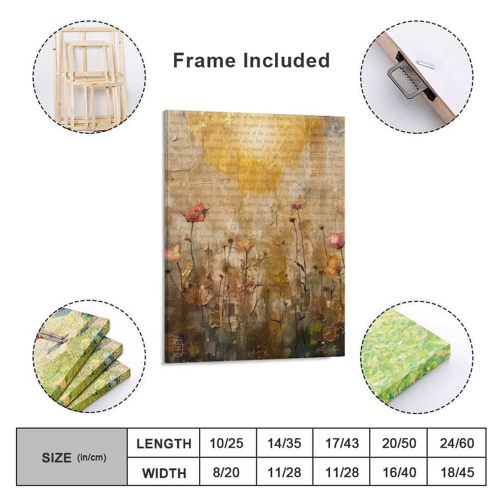 Impressions in Impasto - Floral Painting Canvas by Teo Teglia Art