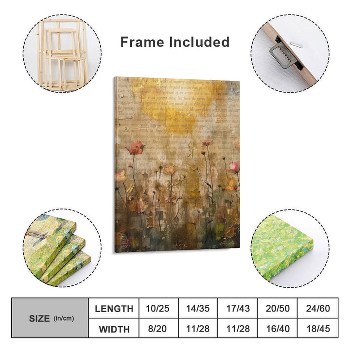 Impressions in Impasto - Floral Painting Canvas by Teo Teglia Art