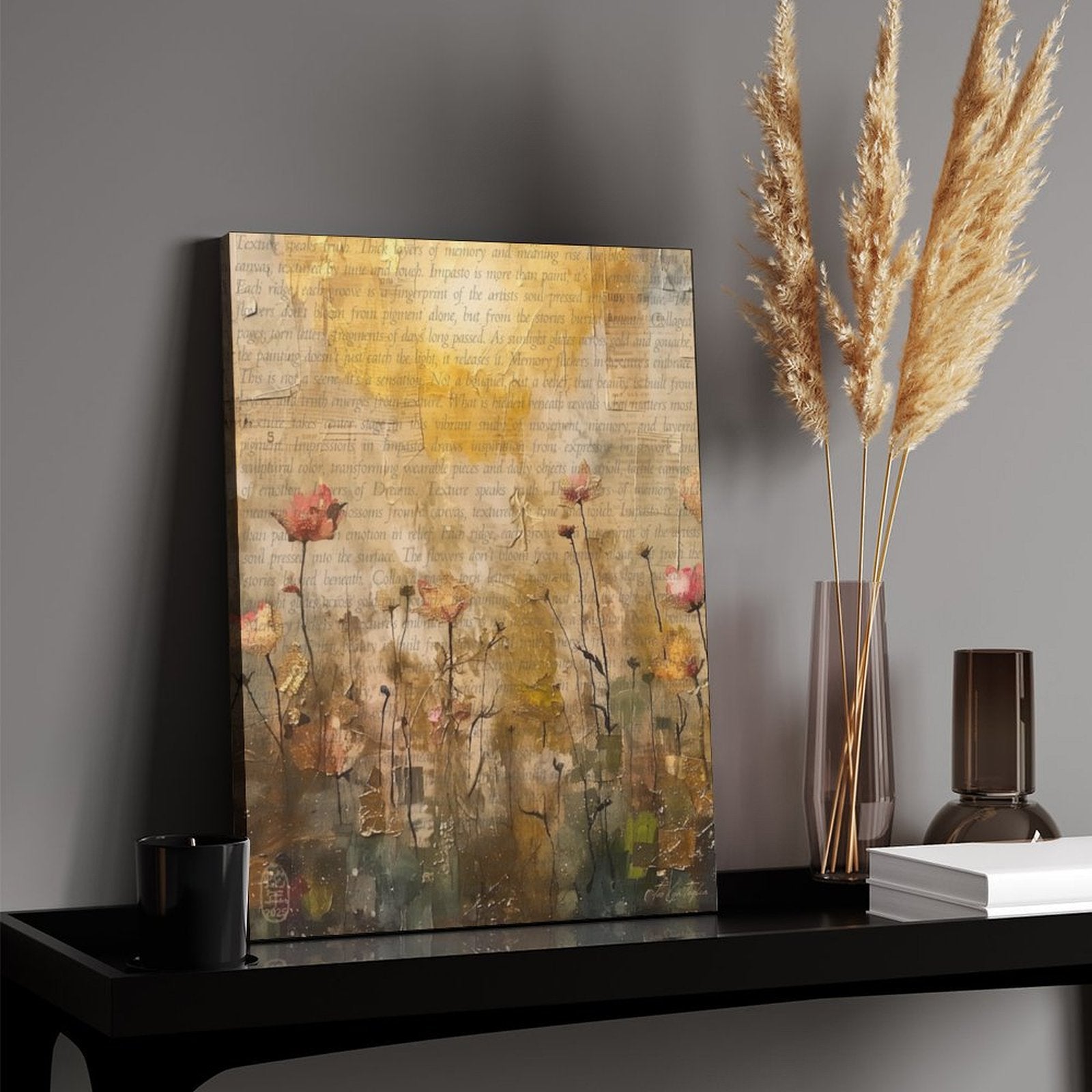 Impressions in Impasto - Floral Painting Canvas by Teo Teglia Art