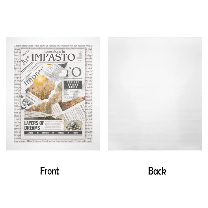 Impressions in Impasto - Gallery Art Print Set of 3 by Teo Teglia Art