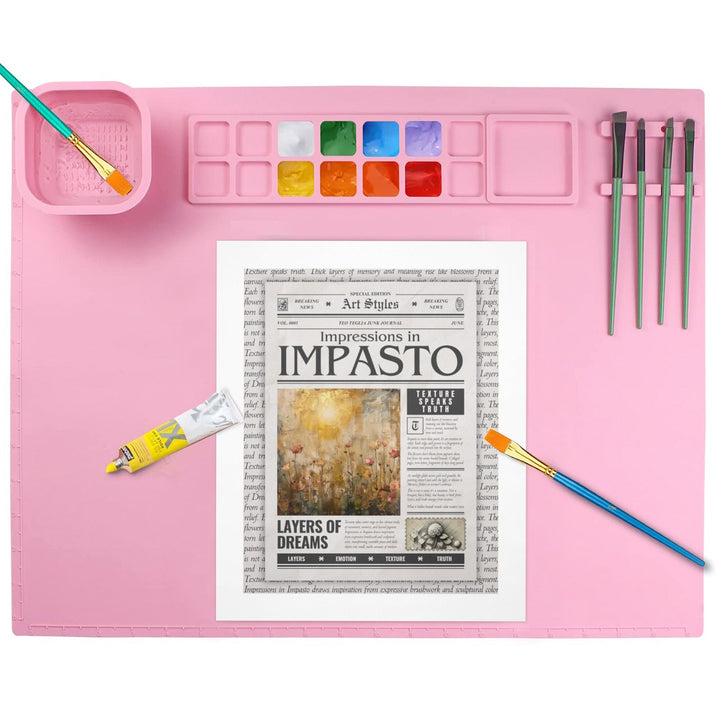 Impressions in Impasto - Gallery Art Print Set of 3 by Teo Teglia Art