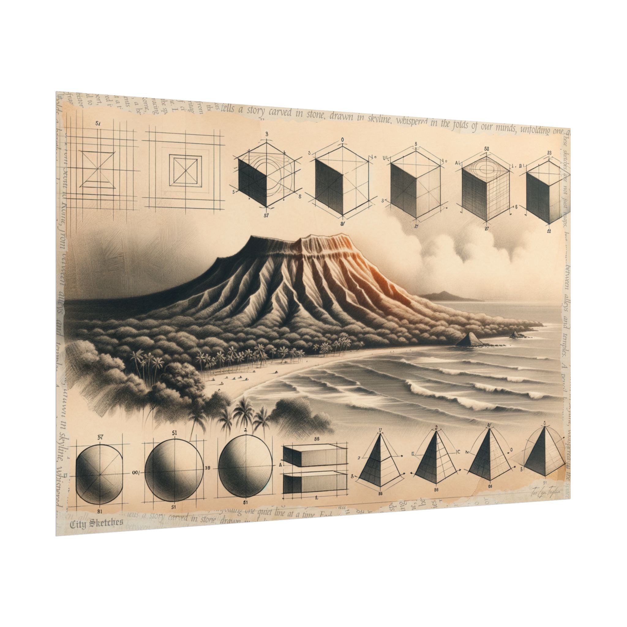 "Island Genesis: Artistic Evolution" - Art Print by Teo Teglia Art