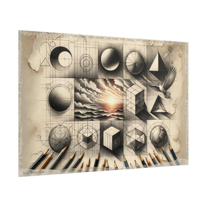 Journey from Simplicity to Peace - Art Print by Teo Teglia Art