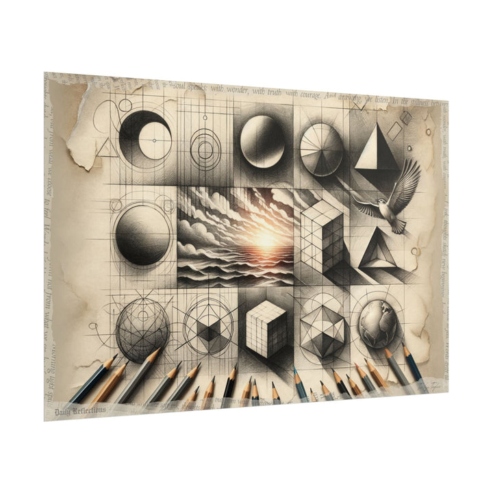 Journey from Simplicity to Peace - Art Print by Teo Teglia Art