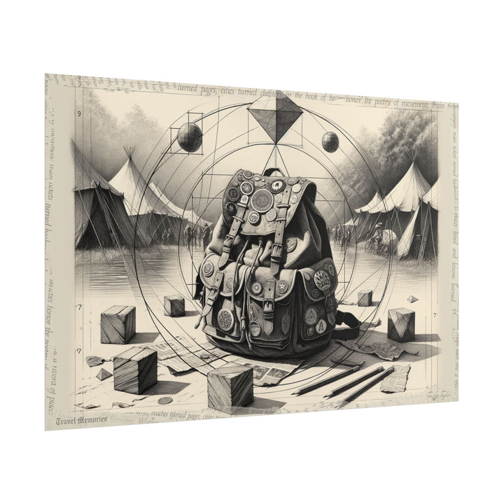 Journey of Symmetry: Festival Echoes - Art Print by Teo Teglia Art