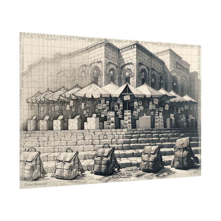 Journey of Unseen Strokes - Art Print by Teo Teglia Art