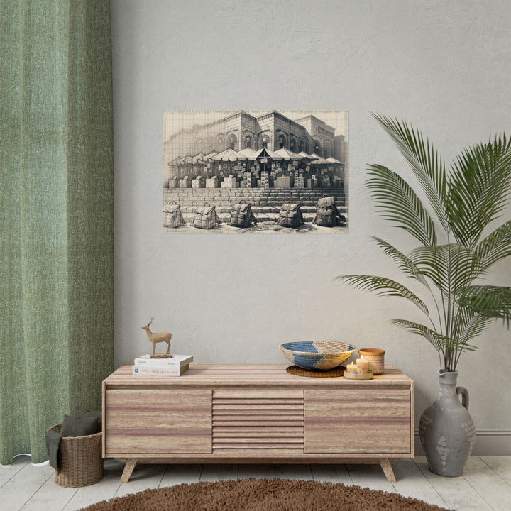 Journey of Unseen Strokes - Art Print by Teo Teglia Art