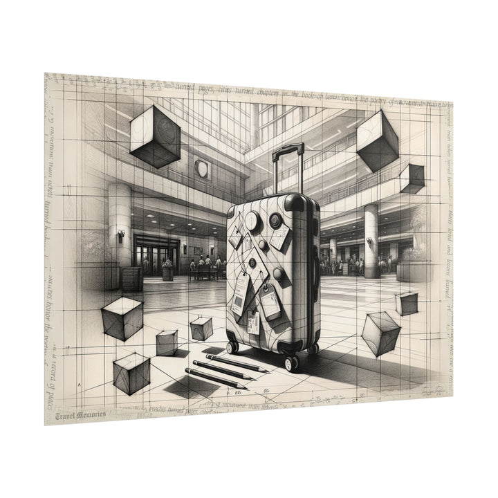 Journey Through Shapes - Art Print by Teo Teglia Art