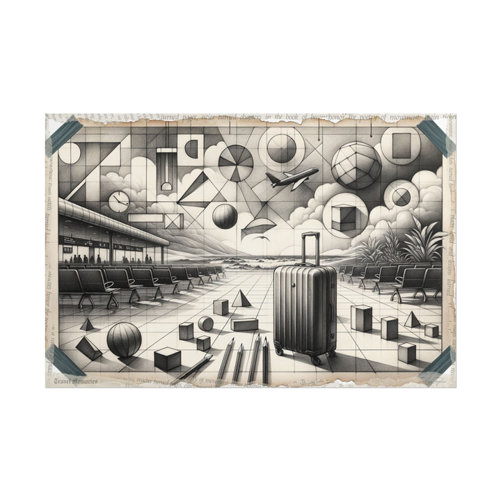 Journey's Geometric Genesis - Art Print by Teo Teglia Art