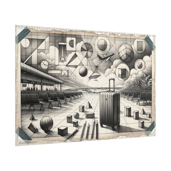 Journey's Geometric Genesis - Art Print by Teo Teglia Art