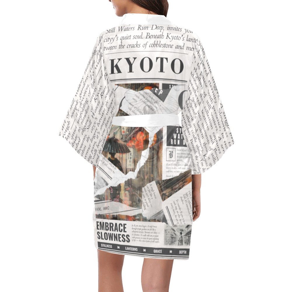 Kyoto - Artful Kimono Robe by Teo Teglia Art