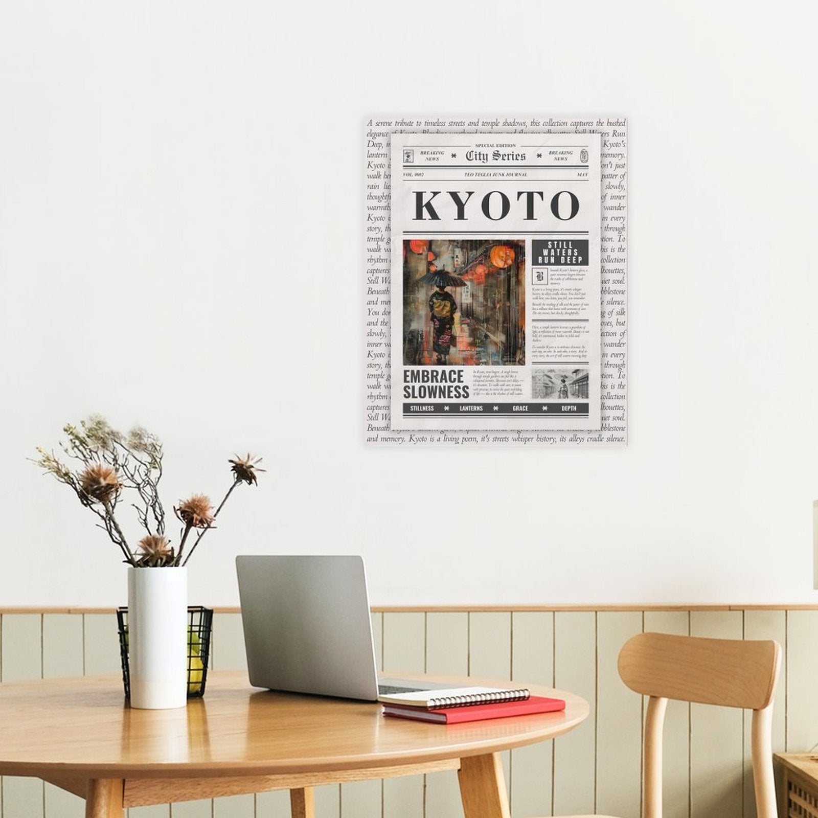 Kyoto - City Series Canvas by Teo Teglia Art