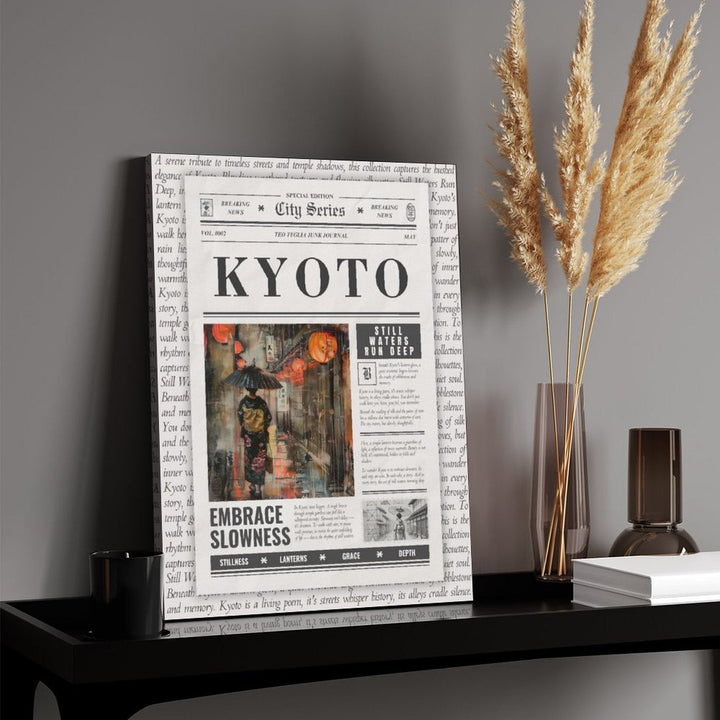 Kyoto - City Series Canvas by Teo Teglia Art