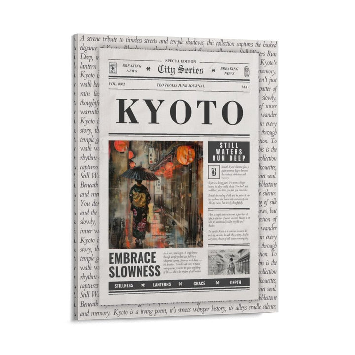 Kyoto - City Series Canvas by Teo Teglia Art