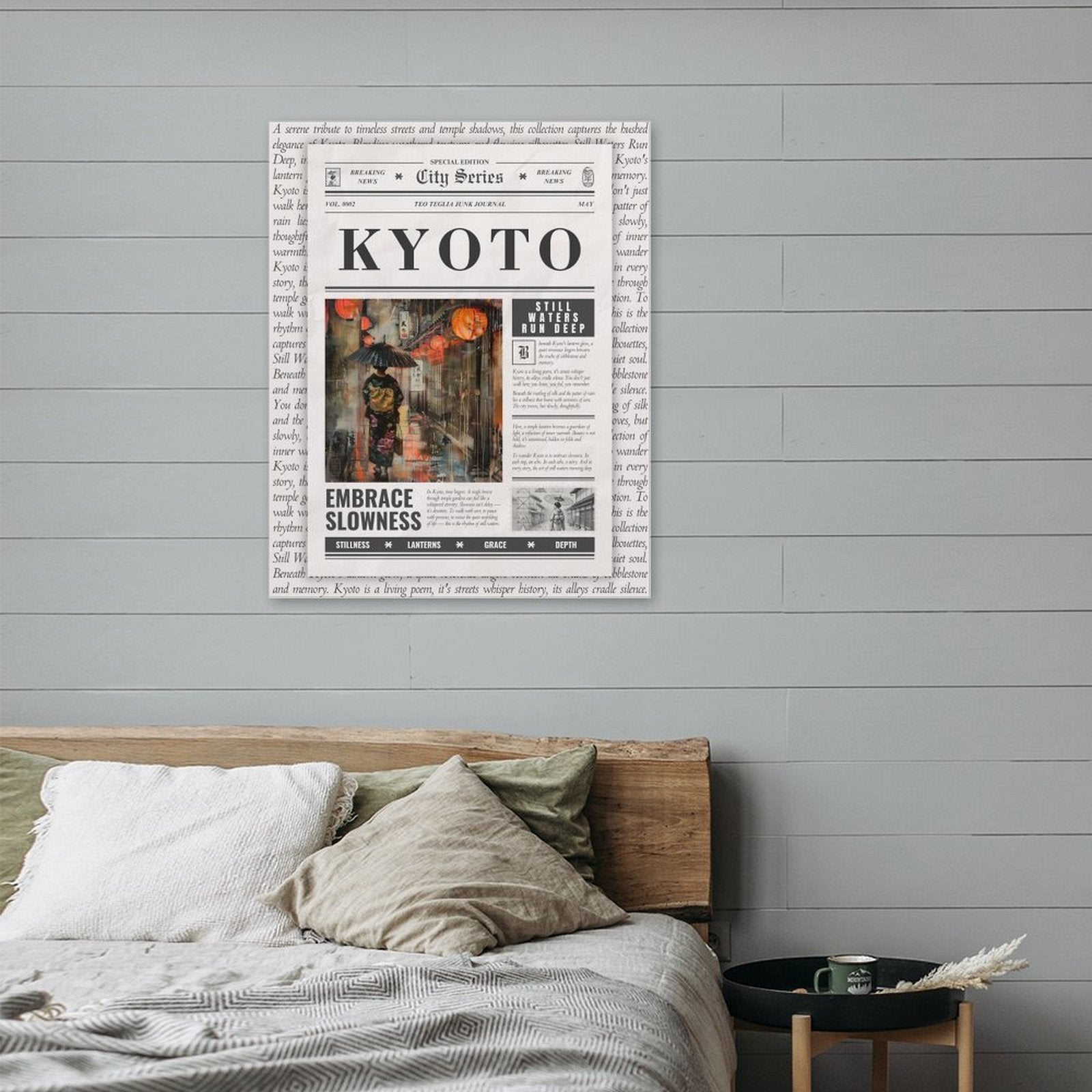 Kyoto - City Series Canvas by Teo Teglia Art