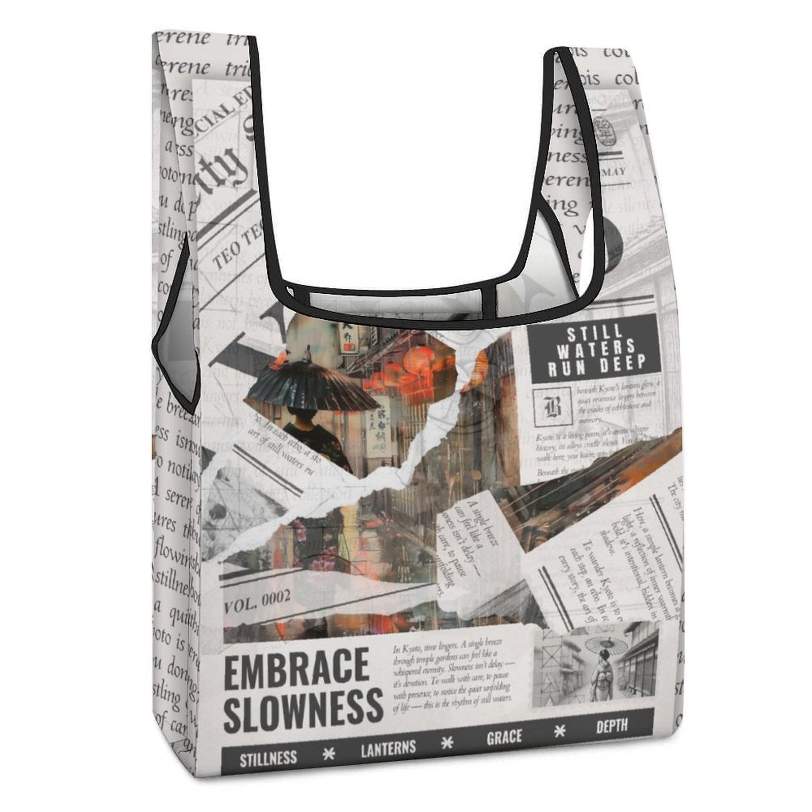 Kyoto - Reusable Tote Bag by Teo Teglia Art