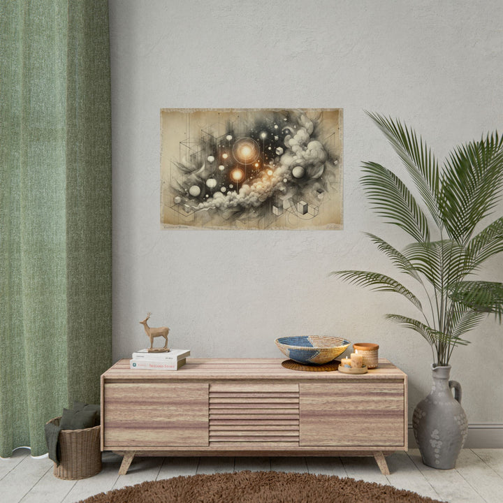 Lanterns in Abstract Verse - Art Print by Teo Teglia Art