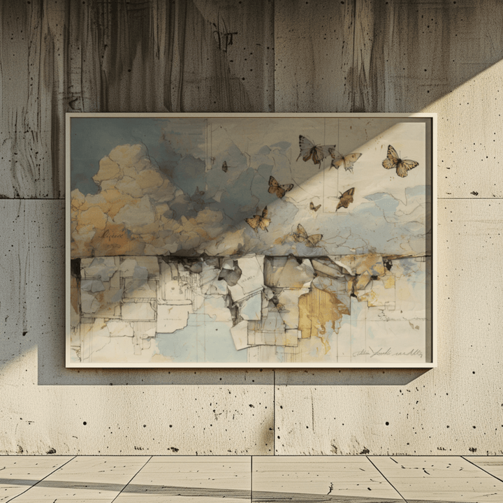 Love That Stays — Butterfly Sky Fine Art Print by Teo Teglia