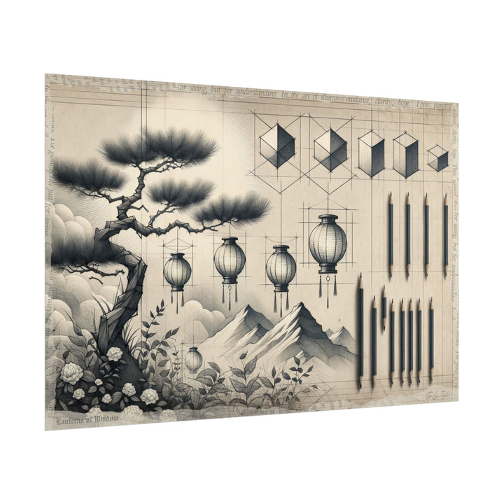"Morphing Geometry Dreamscape" - Art Print by Teo Teglia Art