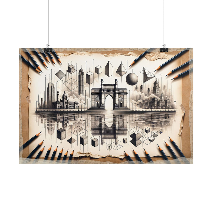 Mumbai Dreamscape Transitions - Art Print by Teo Teglia Art