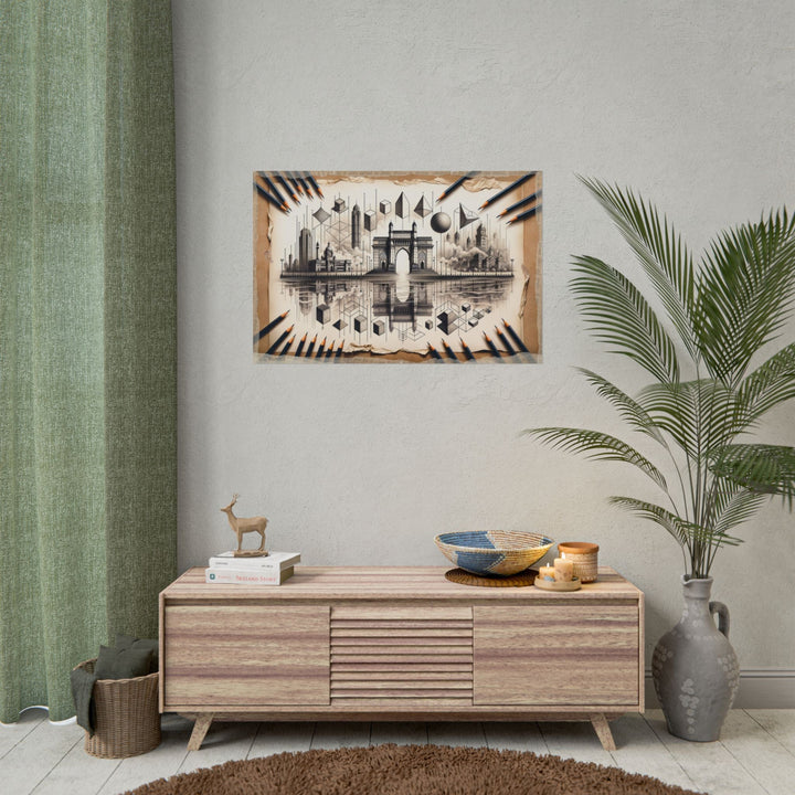 Mumbai Dreamscape Transitions - Art Print by Teo Teglia Art