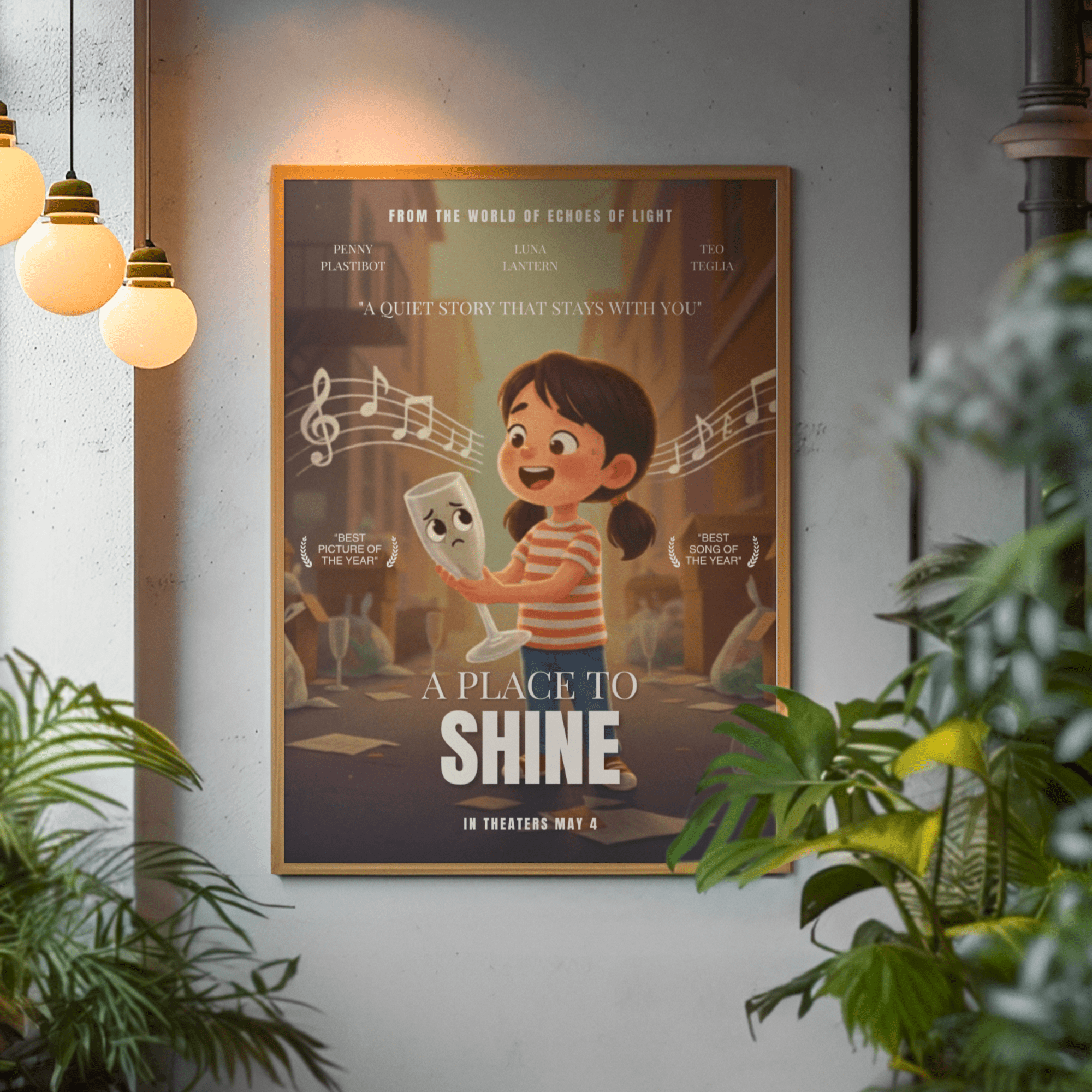 Penny Plastibot — A Place to Shine Movie Poster by Teo Teglia